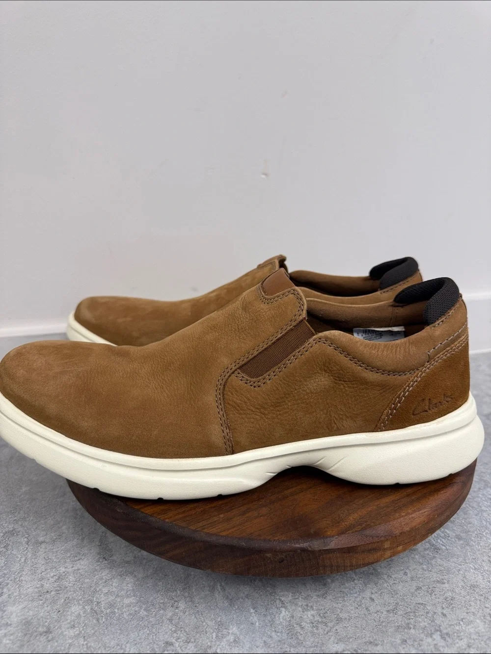 Clarks‎ Collection Bradley Ease Slip On Shoes Men’s 11M Nubuck Leather